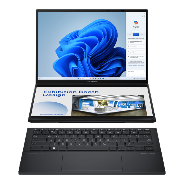 Zenbook Duo (2024) Dual Screen Mode 2